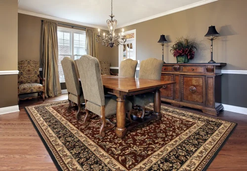 Dywan klasyczny FD Standard Hermiona terakota aranzacja