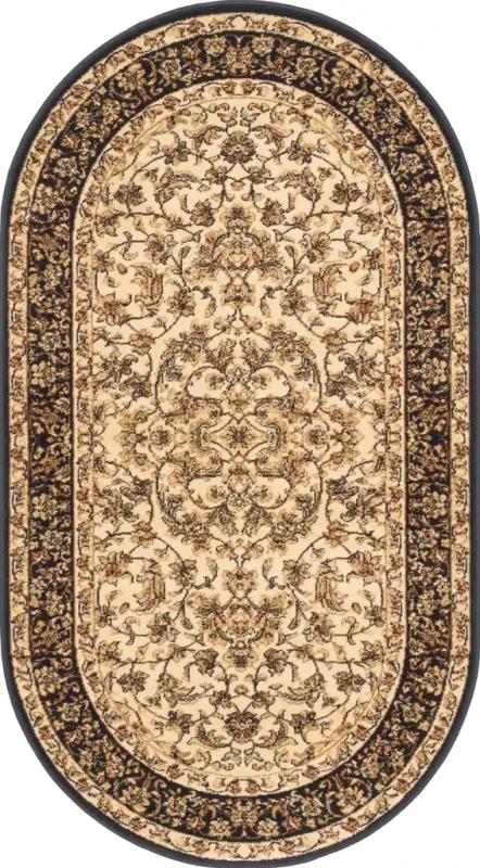 Dywan owalny FD Standard Hermiona krem 