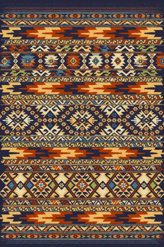 Dywan etno FD Standard Kamal granat