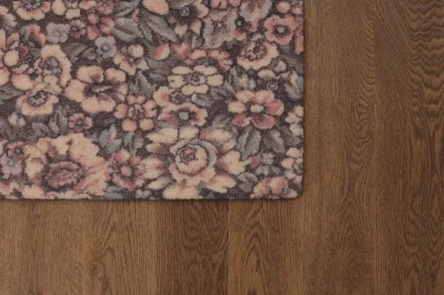 Róg dywanu wełnianego Agnella Agnus Floralia antracytowy (binding)
