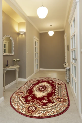 Dywan owalny FD Standard Królewski S bordo aranżacja