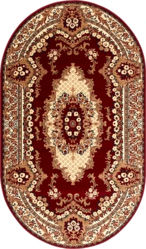Dywan owalny FD Standard Królewski S bordo