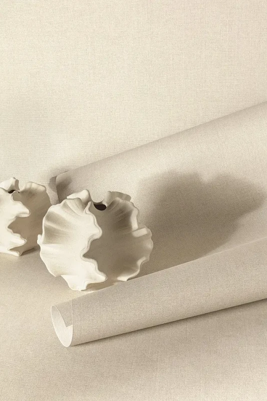 Tapeta minimalistyczna beżowa Masureel Ray RAY005.webp