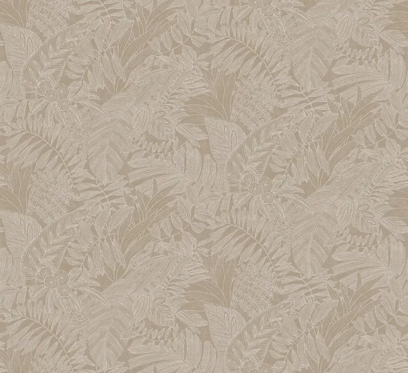 Tapeta botaniczna japandi Masureel Ray RAY203.webp