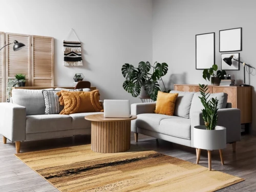 Dywan nowoczesny FD Standard Spinel beż aranżacja