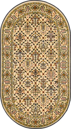 Dywan owalny FD Standard Tamir krem