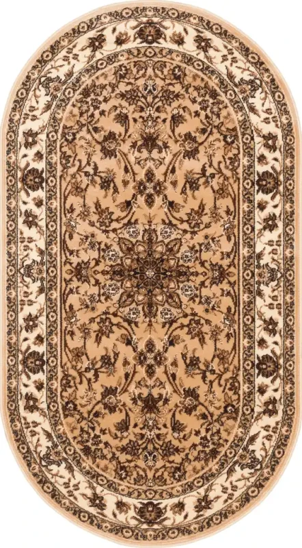 Dywan owalny FD Standard Samir beż