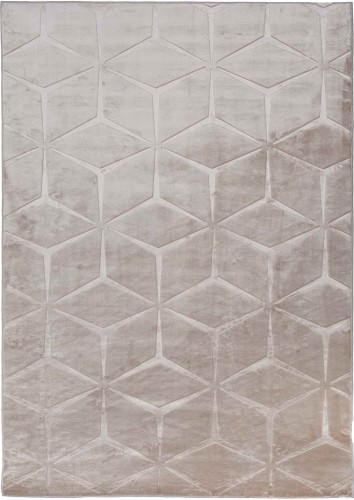 Dywan pluszowy Alaska geometria beżowy