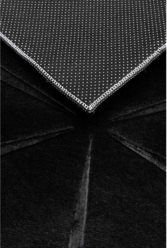 Dywan pluszowy Alaska geometria czarny - spód