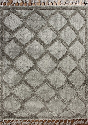 Dywan boho shaggy Berber 6844 l.grey