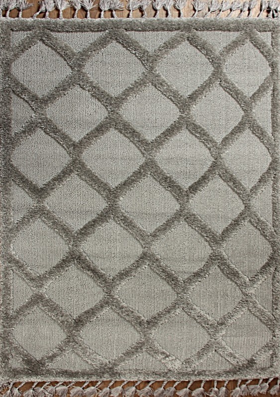 Dywan shaggy w stylu boho Berber Havana 6844 l.grey