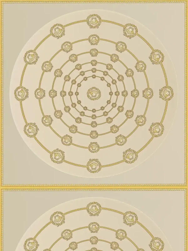 Tapeta ornament z meduzami Versace 79175-3.webp
