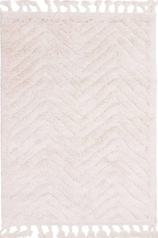 Dywan boho shaggy Berber 7059 ivory