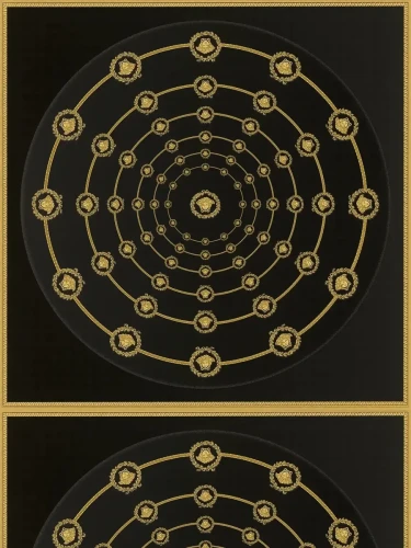 Tapeta ornament z meduzami Versace 79175-5.webp