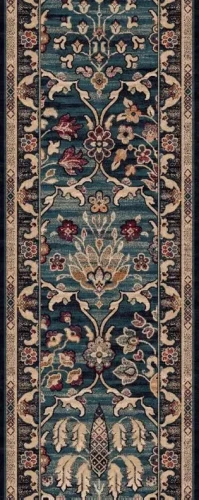 Chodnik wełniany Agnella Isfahan Amara szmaragd