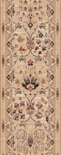 Chodnik wełniany Agnella Isfahan Amara jasny beż