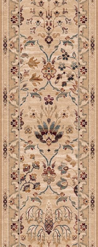 Chodnik wełniany Agnella Isfahan Amara jasny beż