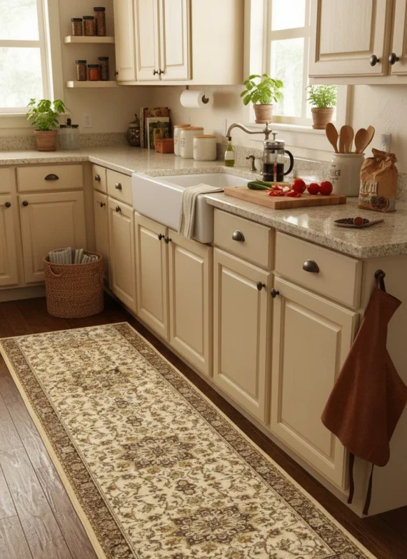 Chodnik wełniany Dywilan Polonia Kordoba sepia 3 aranżacja