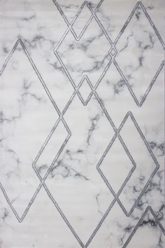 Dywan nowoczesny Diamond  K4421S silver glamour