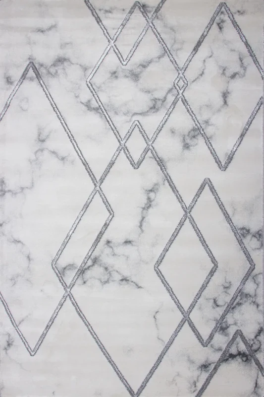 Dywan nowoczesny Diamond K4421S marmur szary