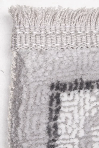 Dywan nowoczesny Galeria GL002G szary - frędzle