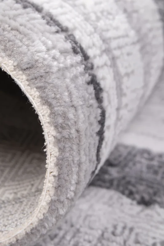 Dywan nowoczesny Galeria GL002G szary - brzeg