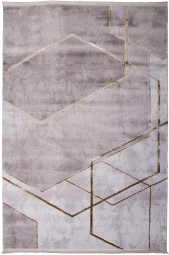 Dywan nowoczesny geometria marmur Galeria GL136E beżowo-złoty