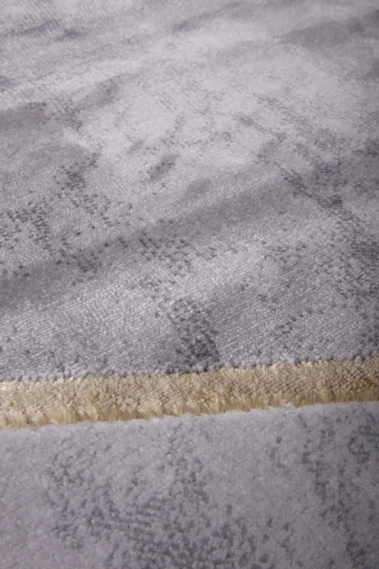 Dywan nowoczesny marmur Galeria GL136F szaro-złoty - runo