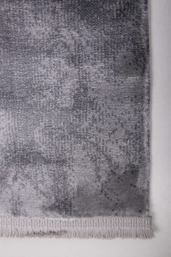 Dywan nowoczesny Galeria GL136F szaro-złoty - frędzle