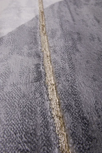 Dywan nowoczesny Galeria GL137F szaro-złoty - detal