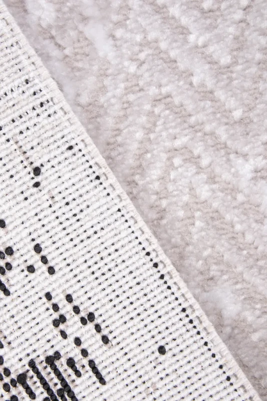 Dywan nowoczesny Galeria GL202S beżowo-czarny - spód