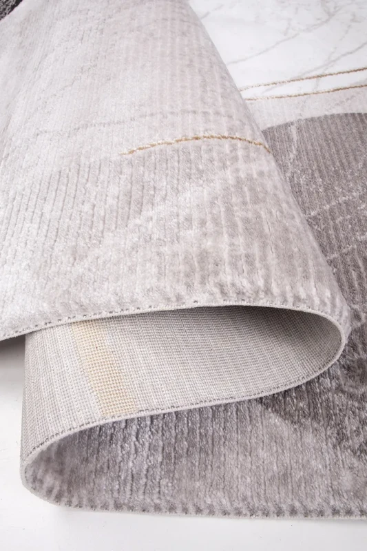 Dywan nowoczesny Galeria GL203S beżowo-czarny - bok