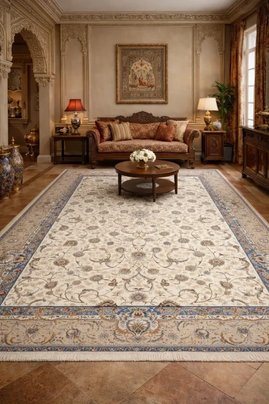 Dywan tradycyjny Sultan 1200 kremowy do salonu