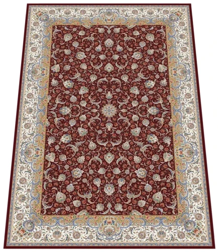 Dywan tradycyjny Sultan 1200 czerwony - rzut ukośny