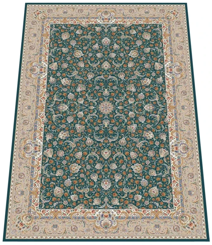 Dywan tradycyjny Sultan 1200 turkusowy - rzut ukośny
