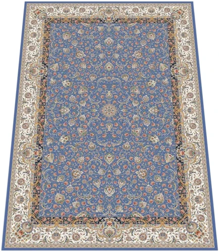 Dywan tradycyjny Sultan 1200 niebieski - rzut ukośny