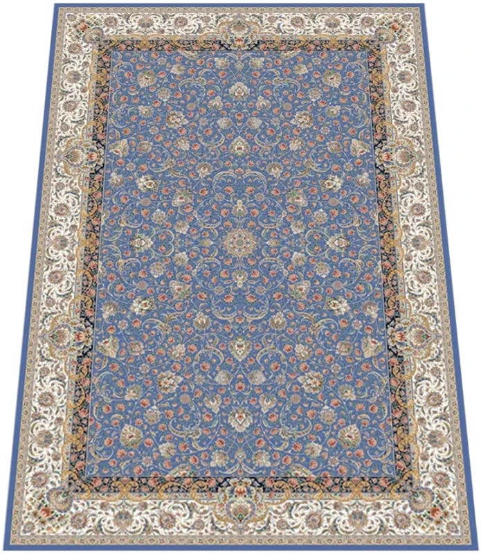 Dywan tradycyjny Sultan 1200 niebieski - rzut ukośny