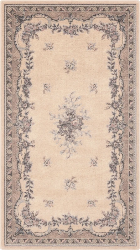 Dywan wełniany Agnella Isfahan Dafne alabastrowy rozmiar 100x180 cm