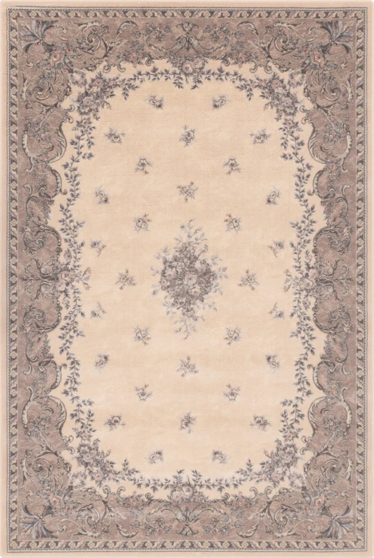 Dywan wełniany Agnella Isfahan Dafne alabastrowy rozmiar 200x300 cm