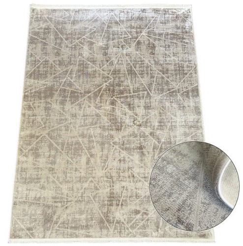 Przybliżenie dywanu geometrycznego Creante 55064 beige