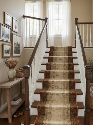 Chodnik wełniany Dywilan Polonia Pamuk czerwony 2 aranżacja