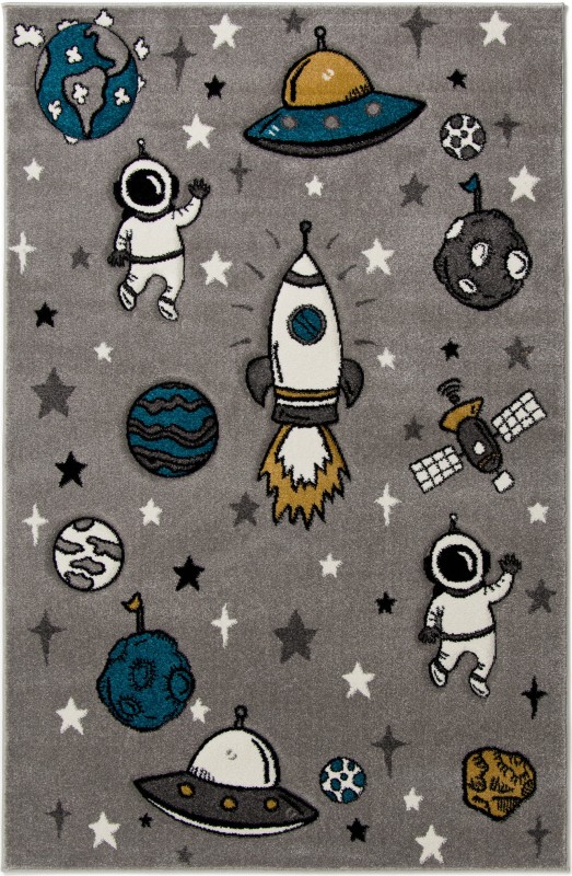 Dywan dla dzieci Smart Kids 22924 Kosmos szary
