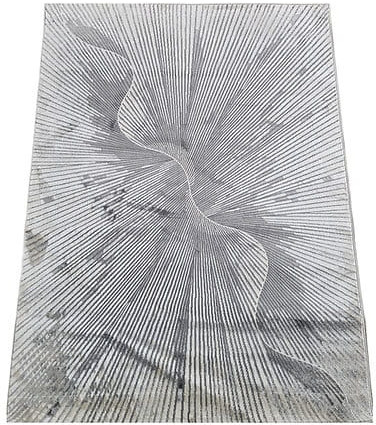 Dywan nowoczesny Esprit 3607 szary - rzut ukośny