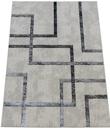 Dywan nowoczesny Esprit 3609 szary - rzut ukośny