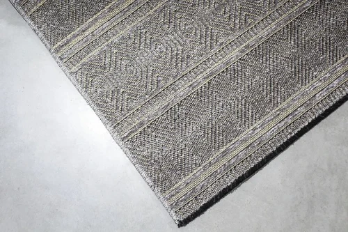 Dywan nowoczesny Saran G001 szary - róg