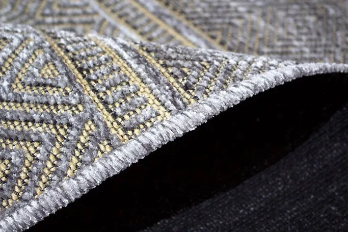 Dywan nowoczesny Saran G001 szary - brzeg