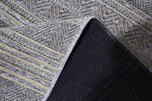 Dywan nowoczesny Saran G001 szary - spód