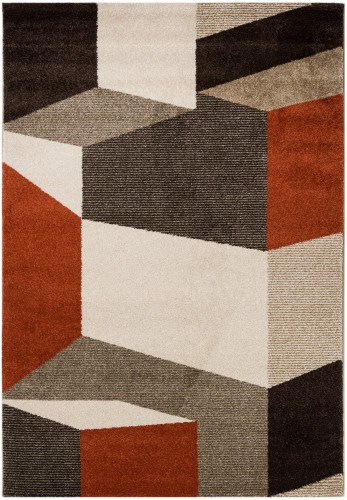 Dywan nowoczesny Lara E543A orange/beige