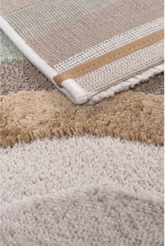 Dywan nowoczesny Moda łuki wielokolorowy - spód