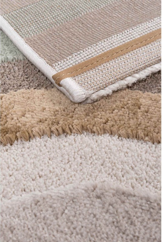 Dywan nowoczesny Moda łuki wielokolorowy - spód